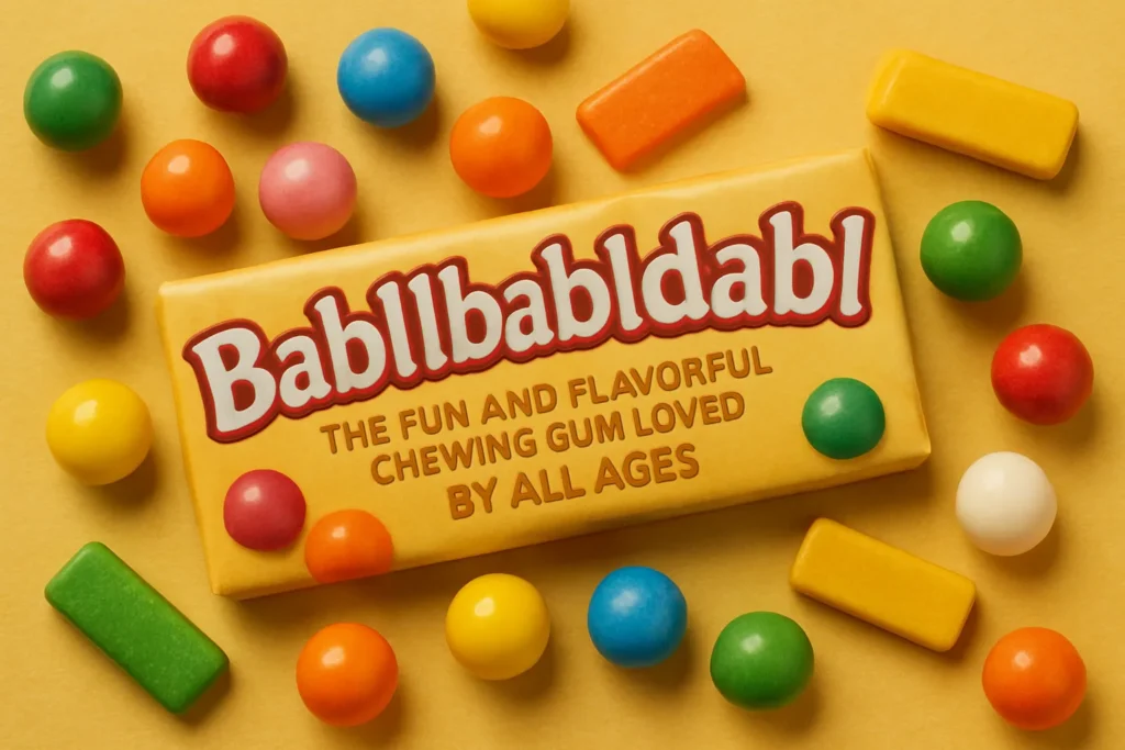 Babllbabldabl Gum Product Shot