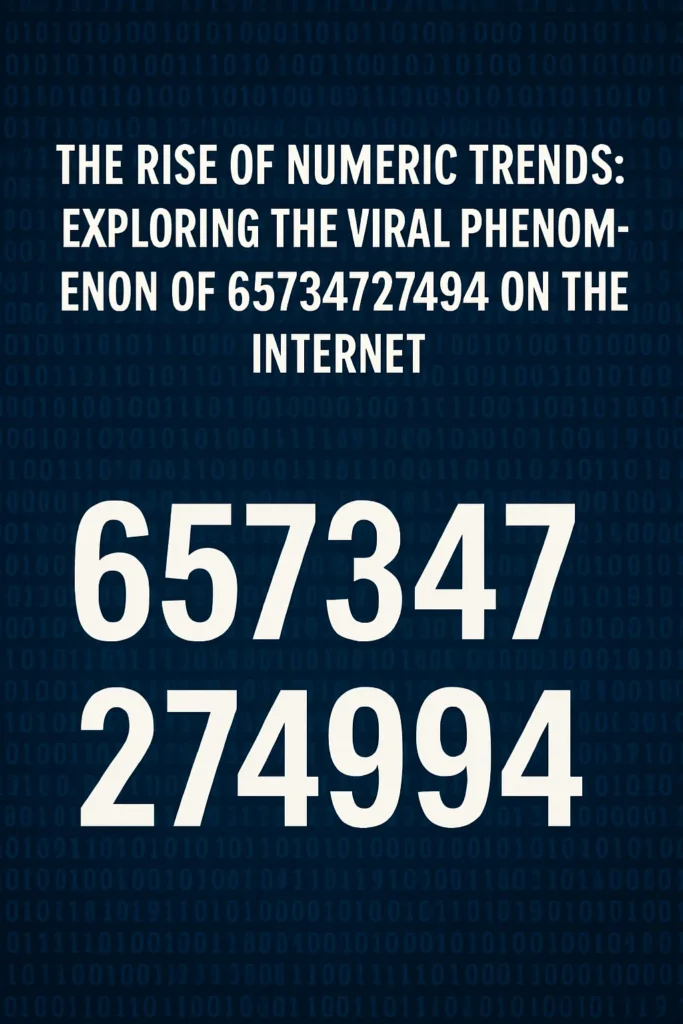 Numeric Trend of 65734727494 on the Internet