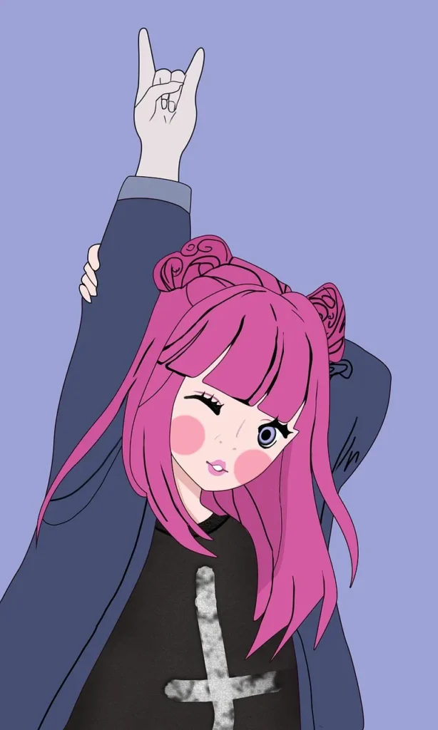 manga girl character